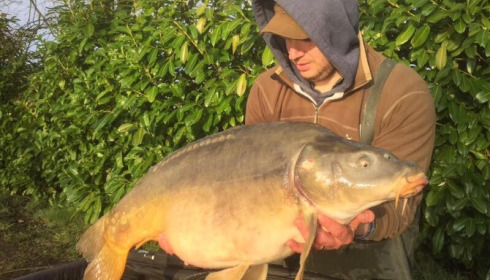 A 30 lb carp from Lillybelle, Michael Norrung, Mar 2018
