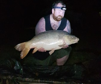 A 26 lb 3 oz carp from Lillybelle, Curtis Thomas, Jul 2017