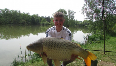 A 26 lb 1 oz carp from Lillybelle, Danny Agg, May 2015