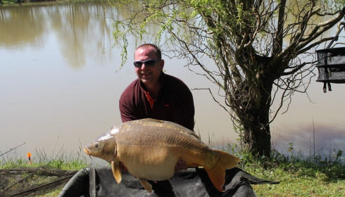 A 38 lb 7 oz carp from Lillybelle, Matt Edwards, Apr 2018