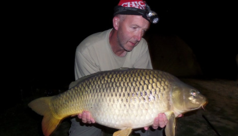A 23 lb 3 oz carp from Lillybelle, Steve Charters, Apr 2015