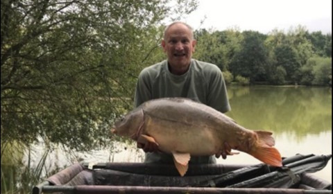 A 40 lb 2 oz carp from Lillybelle, Paul Walker, Aug 2019