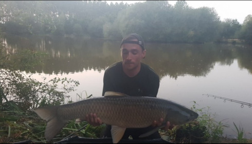 A 26 lb 5 oz grass carp from Lillypool, James Barton, Aug 2018