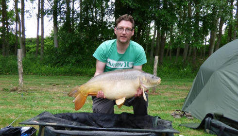 A 28 lb 2 oz carp from Lillypool, Ben Lugsden, May 2015