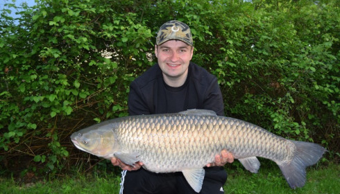 A 33 lb 4 oz grass carp from Lillypool, Rob Bradley, Apr 2018