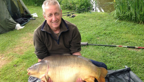 A 36 lb 8 oz carp from Lillypool, Terry Osbourne, May 2016