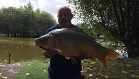 A 32 lb carp from Lillypool, Mick Jones, Aug 2018