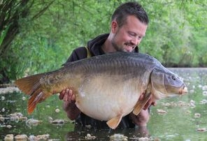 A 35 lb carp from Lillypool, Josh Bennett, May 2022