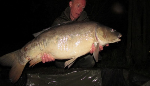 A 27 lb 8 oz carp from Lillypool, Darren Ford, May 2018
