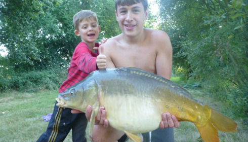 A 21 lb 10 oz carp from Lillypool, Cody Brown, Aug 2013