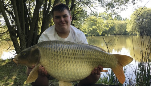 A 33 lb carp from Lillypool, Billy Yenson, Apr 2017