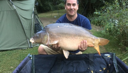 A 37 lb carp from Lillypool, James Easton, Jul 2017