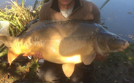 A 45 lb 4 oz carp from Lillypool, Colin Jones, Nov 2016