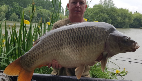 A 44 lb carp from Lillypool, Dean Boughen, May 2017