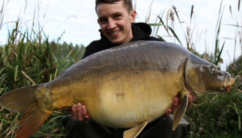 A 26 lb 3 oz carp from Lillypool, Stuart, Oct 2013
