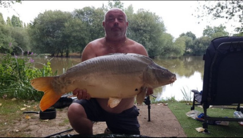 A 30 lb carp from Lillypool, Mick Jones, Aug 2018
