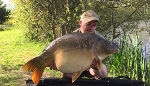 A 37 lb carp from Lillypool, Aaron , May 2016