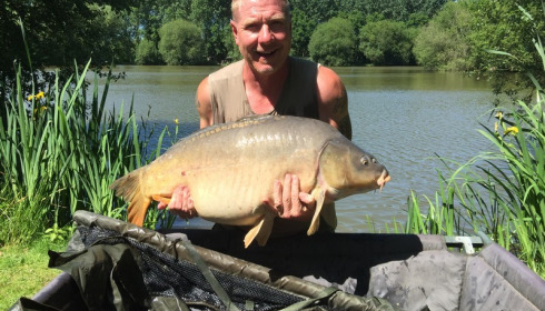 A 41 lb 4 oz carp from Lillypool, Will Charman, May 2017