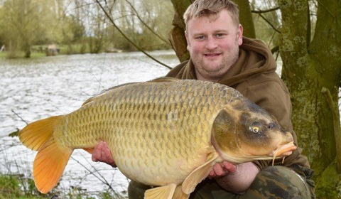 A 35 lb carp from Lillypool, Karl Mayse, Apr 2018