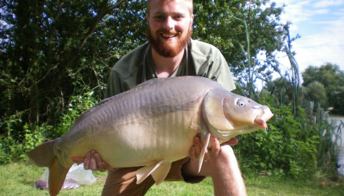 A 27 lb 8 oz carp from Lillypool, Fred Collier, Jul 2014