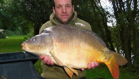 A 22 lb 4 oz carp from Lillypool, James Mclane, Sep 2015