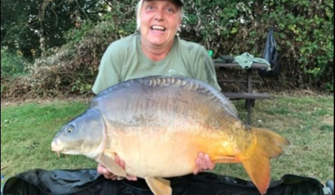 A 36 lb carp from Lillypool, Jane Barber, Aug 2019