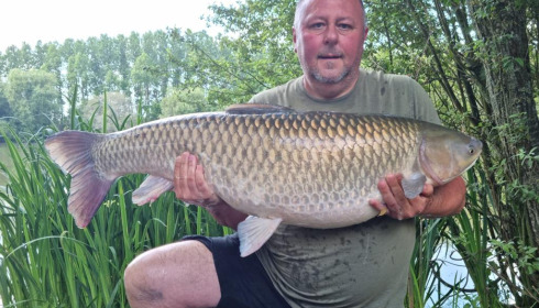 A 47 lb fish from Lillypool, GRASS, Jun 2023