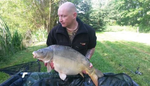 A 27 lb 5 oz carp from Lillypool, Carl Lynch, May 2016