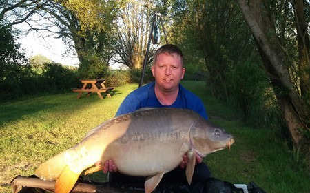A 39 lb carp from Lillypool, Craig Pointon, Apr 2017