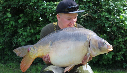 A 31 lb 8 oz carp from Lillypool, Josh Mabbitt, May 2018