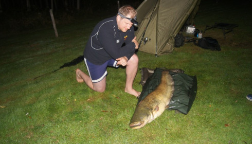 A 52 lb catfish from Lillypool, Alex Timney, Aug 2014