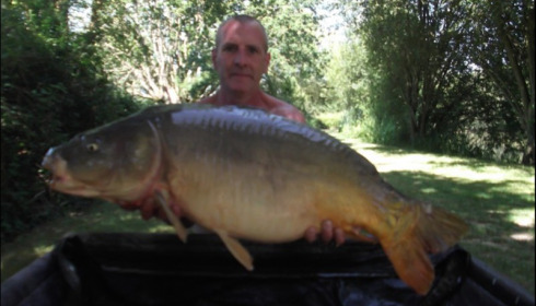 A 33 lb 12 oz carp from Lillypool, Mark Antrobus, Jul 2019