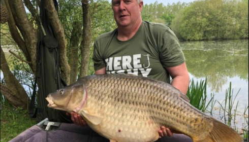A 54 lb carp from Lillypool, Mike Goddard, Apr 2019