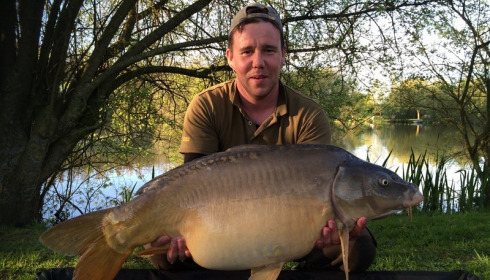 A 20 lb carp from Lillypool, Will, May 2016