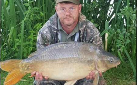 A 22 lb 8 oz carp from Lillypool, Glynn Jones, Jul 2018