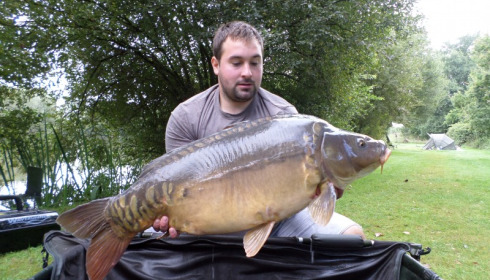 A 34 lb carp from Lillypool, Ste Holmes, Aug 2014
