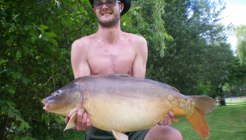 A 28 lb 3 oz carp from Lillypool, Dan Collier, Jul 2014