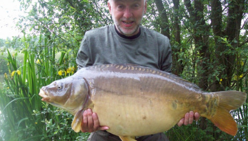 A 34 lb 6 oz carp from Lillypool, Roy Cookson (pb), May 2014