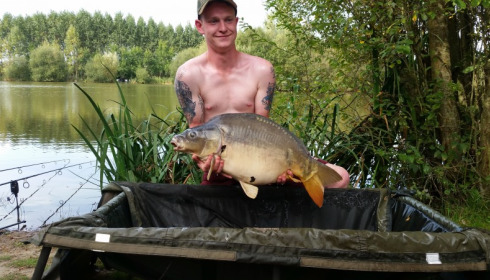 A 22 lb 1 oz carp from Lillypool, Ryan Bendall, Sep 2014