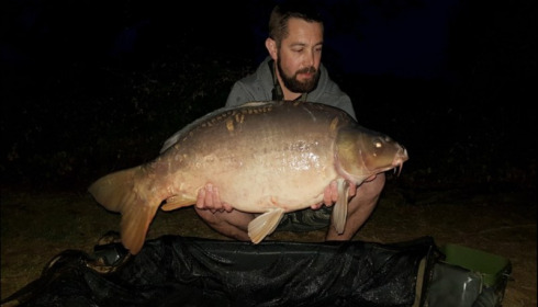 A 34 lb carp from Lillypool, James Arnold, Aug 2018
