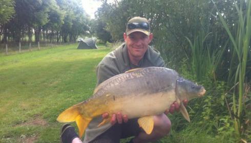 A carp from Lillypool, Si, Jun 2011