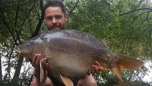 A 21 lb 8 oz carp from Lillypool, Jon Elsom, Aug 2017