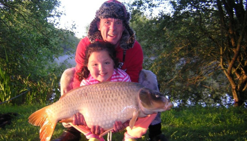 A 30 lb carp from Lillypool, Steve & Leasha Cookson, May 2014