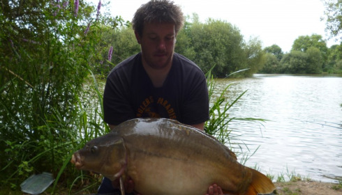 A 27 lb 4 oz carp from Lillypool, Nick Willetts, Jul 2015