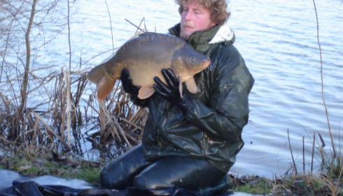 A carp from Lillypool, One of the new stock added in January, Jan 2011