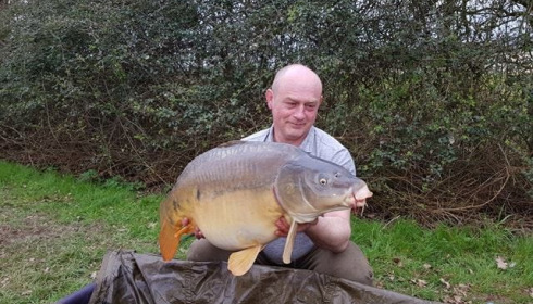 A 32 lb carp from Lillypool, Shaun Docksey, Mar 2018
