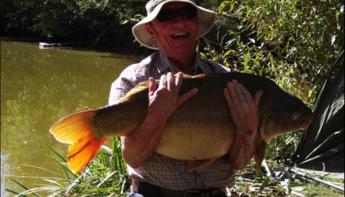 A 40 lb carp from Lillypool, John Dudley, Sep 2018