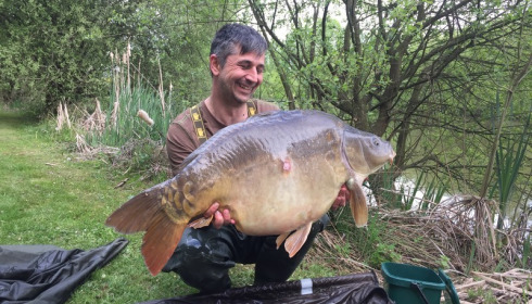 A 36 lb carp from Lillypool, Jason Newland, Apr 2017