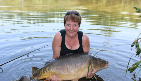 A 45 lb carp from Lillypool, Su Finlay-Woods (pb), Jun 2017