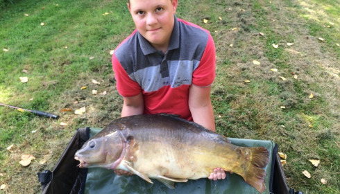 A 41 lb 10 oz carp from Lillypool, Toby May, Jul 2016